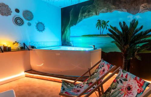 La Caliente love room glamour balnéo en duo - Foto 73