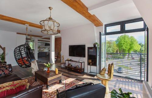 Loft Barnim w wieży strażackiej, 2-poziomowy, 100m2, taras na dachu - Foto 18