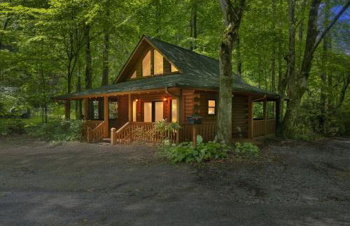 Cozy Creekside Cabin with Wraparound Porch home - Foto 31