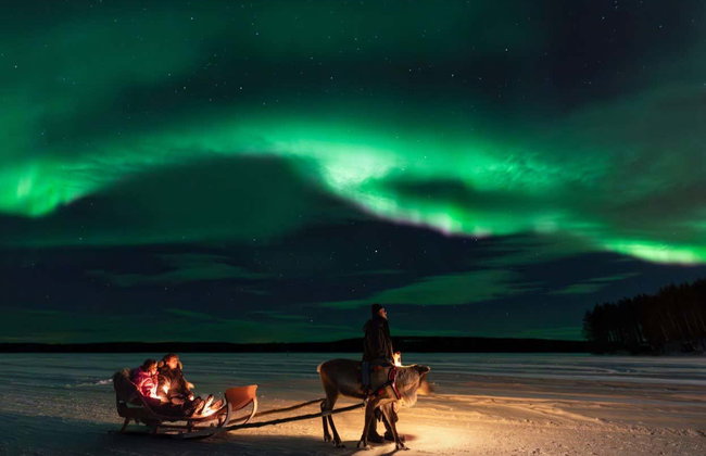 Northern Lights Reindeer Sleigh Ride - Photo 2