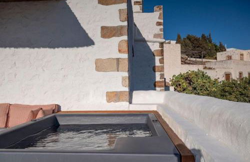 Sea & Sunset View Villa Chora with private jacuzzi - Foto 20