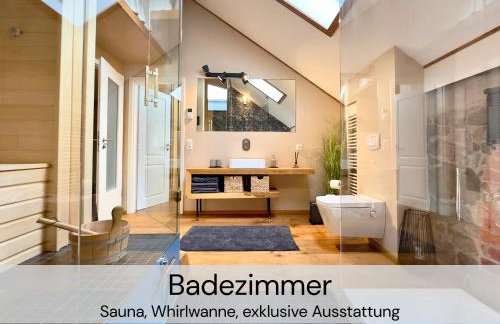 HexenburgbeiDresden 2 Zimmer Architektenwohnung mit eigener Sauna, Whirlwanne und Kamin - Nähe Sächsische Schweiz Dresden - Foto 1