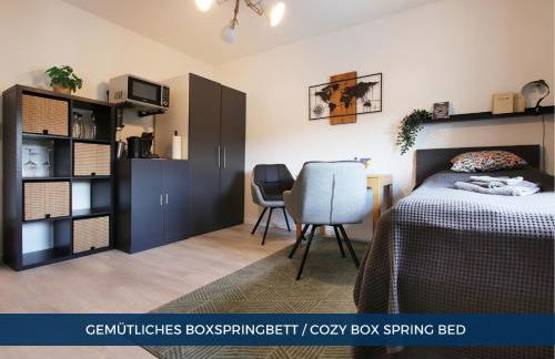 RtR Apartment Herne - Für 1 Person - Voll ausgestattet - Zentrum - Parken - Smart TV - WIFI - Modern - Foto 8