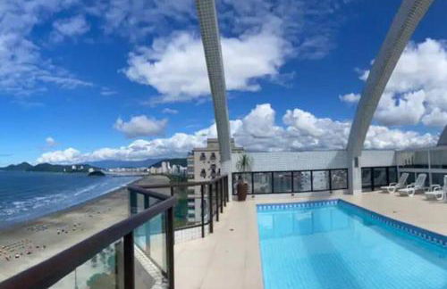 Flat moderno com vista para o mar e varanda! - Foto 29