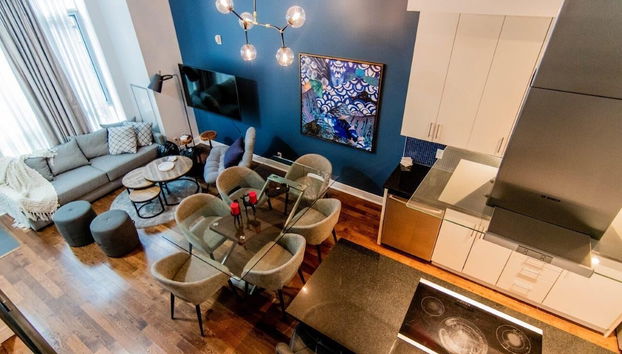 Zona de estar del vestíbulo