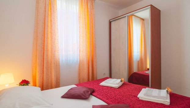 Apartments Island Beat - Two Bedroom Apartment With Balcony and Sea View - Foto 3, Habitación