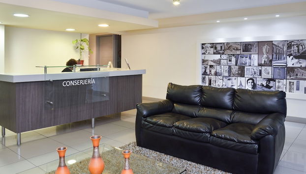 Zona de estar del vestíbulo