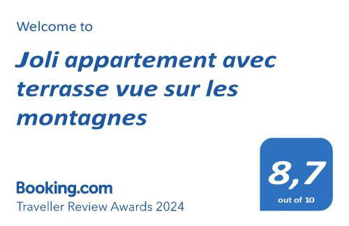 Joli appartement avec terrasse vue sur les montagnes - Foto 1