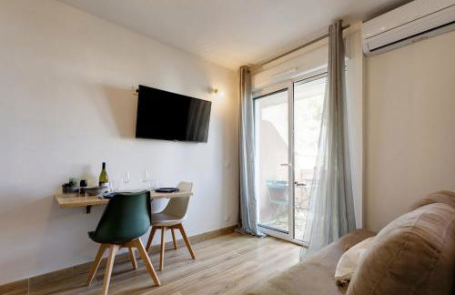 L'écrin, Studio Cosy, MBS, Wifi, Parking, Clim - Foto 11