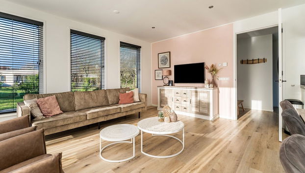 Modern Villa Near Texel Beach - Foto 2, Sala de estar