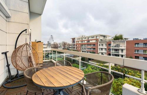 Appartement climatisé 3 étoiles T3 chic à Strasbourg avec billard et terrasse - Foto 28