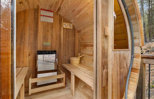 Treehouse Cabin Hot Tub Sauna Game Room - Foto 64