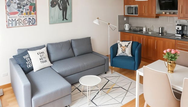 Cracow Copernican Apartment #2 - Foto 5, Zona de estar