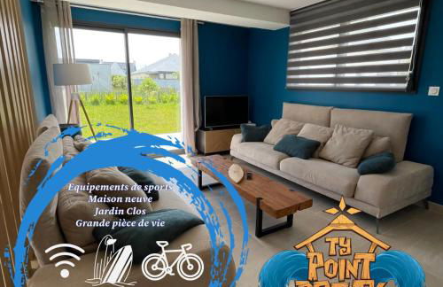 Ker est, Surf House, plage de Pors Carn à pieds - Photo 1