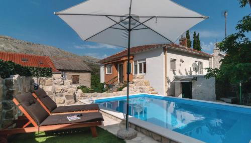 Holiday House near Split with heated pool - Foto 2, sunbed