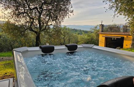 Villa panoramica con Jacuzzi privata tra Firenze & Lucca ,3 camere, 4 bagni - Foto 7