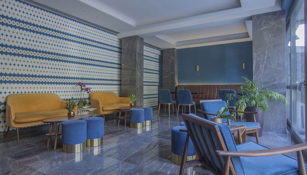 Zona de estar del vestíbulo