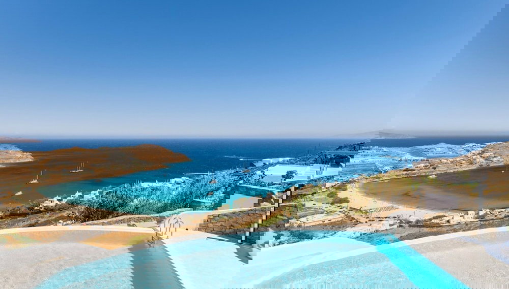 Luxury Villa With Stunning Views Above Kalo Livadi - Foto 1, Habitación