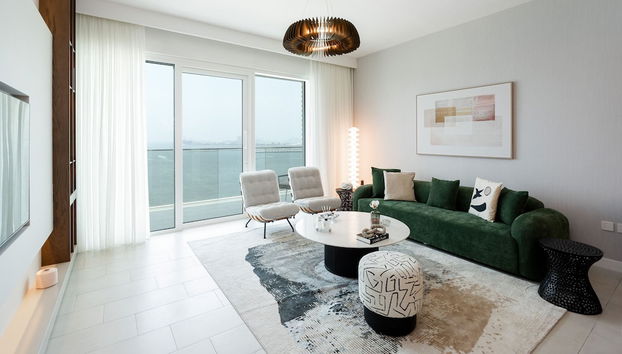 Stylish JBR 3BR M w Beach Access - Foto 2, Habitación