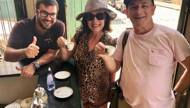 Degustando il caffè di Santos