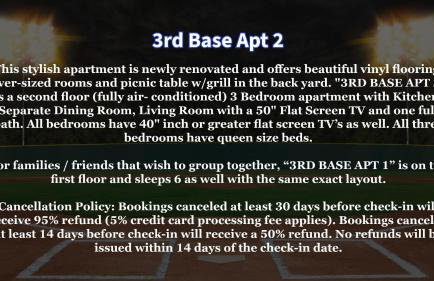 3rd Base Apt 2 All Star Baseball Rentals - Foto 36