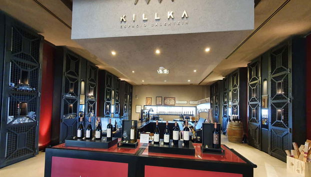 Garrafas de vinho da adega Salentein Valle de Uco