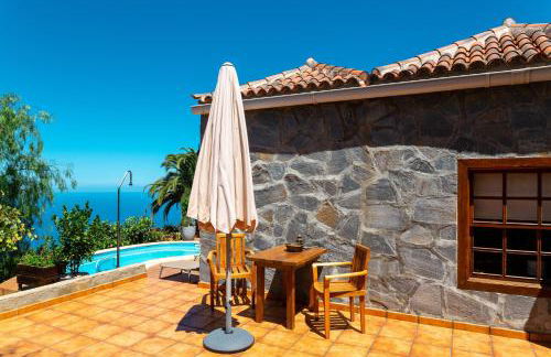 Sea view villa in Tijarafe, private pool. - Foto 7