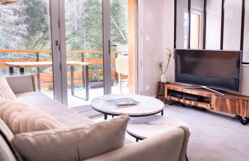 Studio cabine Au Loup Blanc avec vue Mont Blanc - Foto 27