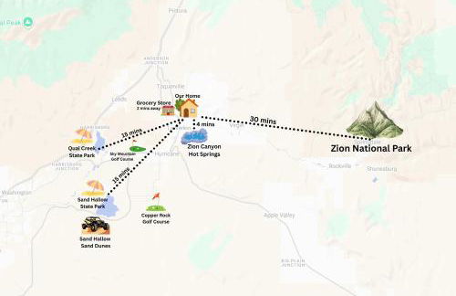 Near Zion Remodeled 4BR Sleeps 10 Patio - Foto 3