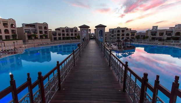 Passerella del resort sul Mar Morto