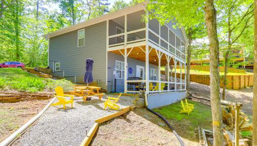 Lakefront Eatonton Getaway with Dock and Grill! - Foto 2