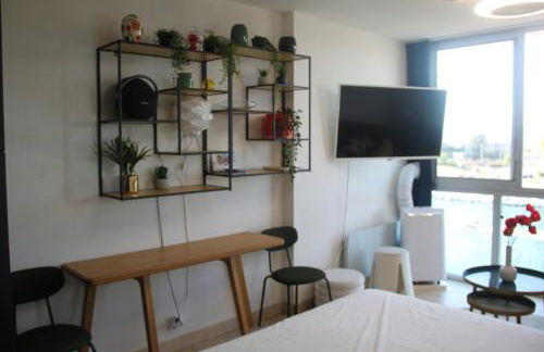 Le Pavois d'Or, studio rénové avec goût, Superbe Vue, Proximité Gare et Centre, Climatisation - Foto 13