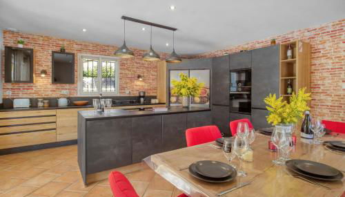 Villa Le Saphir - Piscine chauffée et 3 chambres - Foto 2, stove