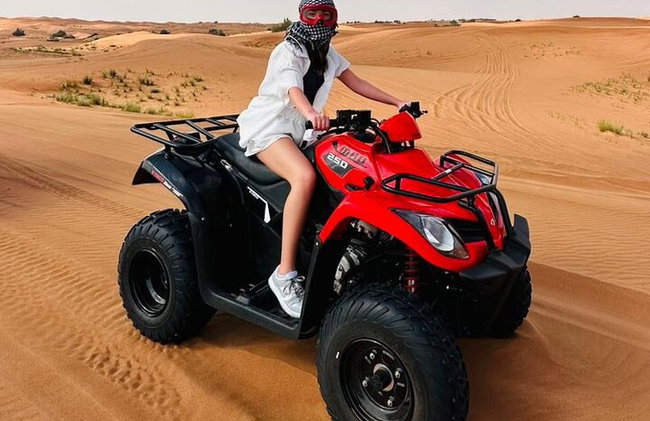 Dubai: Quad Bike, Dune Buggy, and Sandboarding Experience - Photo 4