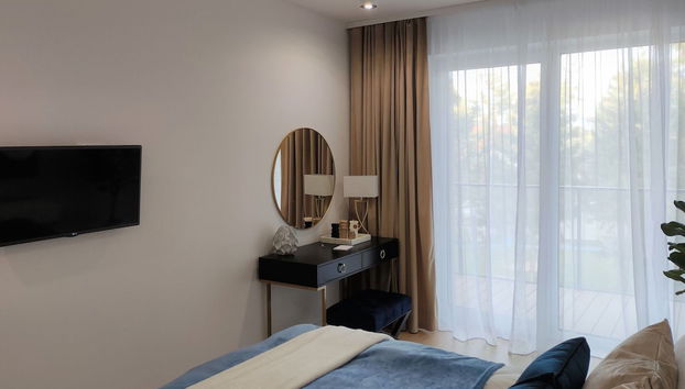 A Comfortable Apartment With a Swimming Pool and Sauna in Dziwnow for 4 People - Foto 3, Habitación