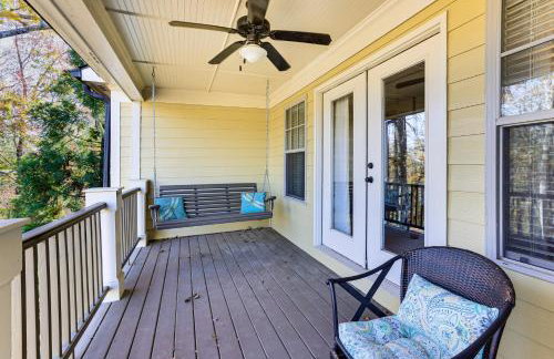 Private Patio, Decks Waterfront Eatonton Townhome - Foto 33