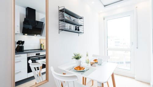 BellaBene modernes Studioapartment in zentraler Lage mit Balkon, Arbeitsplatz, Parkplatz - Foto 3