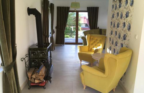 Malinowe Wzgórze domki 90 m2 z sauną i balią - Foto 38