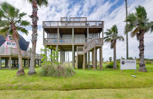 Rooftop Deck and Views! Pet-Friendly Galveston Home - Foto 28