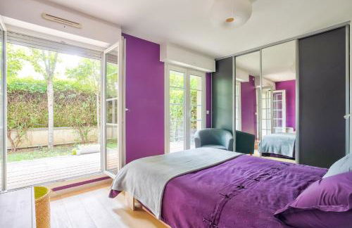 Grand et charmant appartement familial, 3 chambres, et moderne avec grand jardin et parking privatif aux portes de Paris - Foto 4