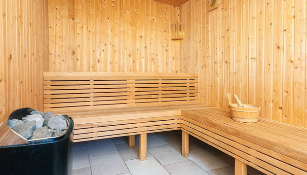 5 Star Holiday Home in Henne - Foto 4, Sauna