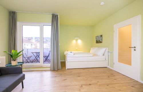 Ruhiges Apartment mit Stellplatz nahe Innenstadt & Main - Foto 4