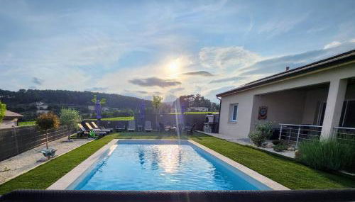 En Ardèche Villa de vacances l'Olympe climatisée avec sa piscine privée et chauffée - Foto 2