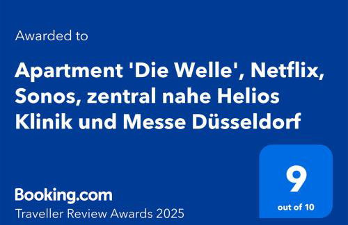 Apartment 'Die Welle', Netflix, Sonos, zentral nahe Helios Klinik und Messe Düsseldorf - Foto 24