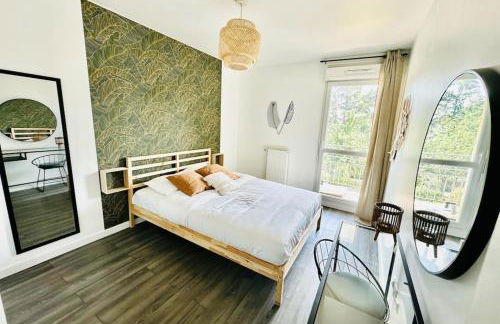 BtoBed - Location Professionnelle - Appartement 4 personnes Parking Gratuit - Proche Parc des Expositions et Aéroport CDG - Foto 5