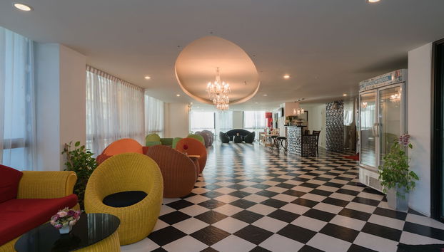 Zona de estar del vestíbulo