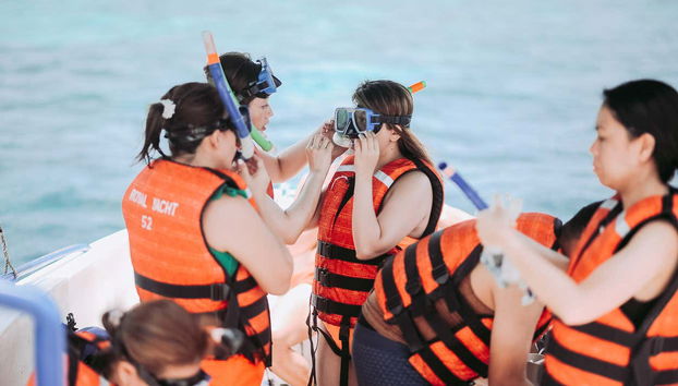 Prêts pour le snorkeling