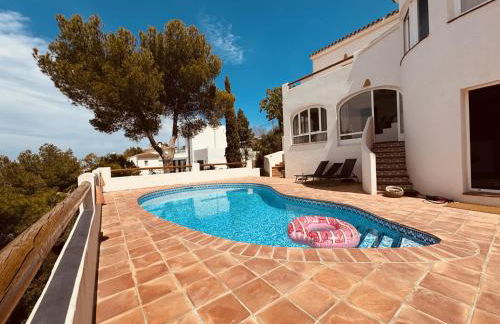 Ibiza Dream Villa Denia, Seaview, Pool, BBQ, Airco, Wifi - Foto 8