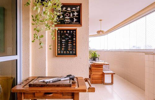 VARANDA GOURMET c churrasqueira-3 quartos- Wi-fi - Foto 17