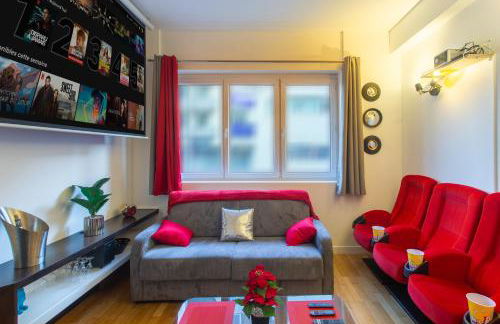 Appart Ciné Spa Amiens Cathédrale Parking Beffroi - Foto 11